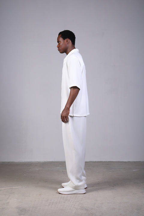 1987 SHIRT HALF SLEEVES SET — WHITE