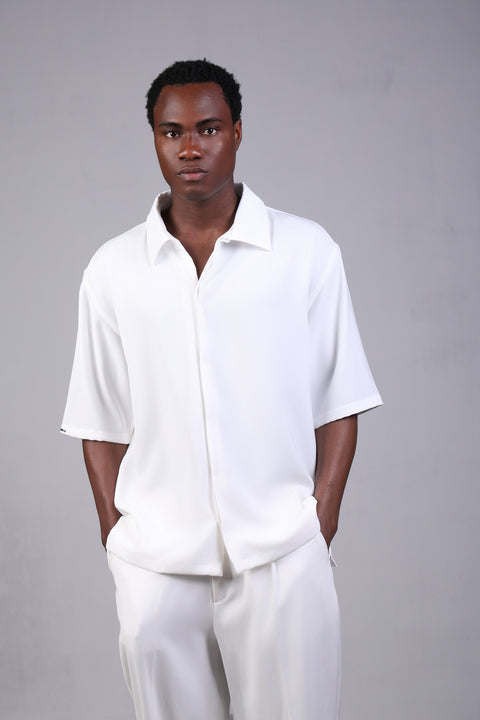 1987 SHIRT HALF SLEEVES — WHITE