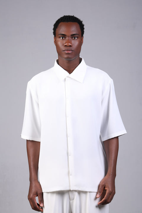 1987 SHIRT HALF SLEEVES — WHITE