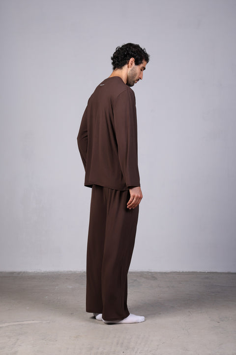 ON CALL TOP FULL SLEEVES — MENS BROWN