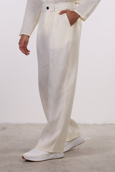 THE JAPANESE LINEN SET — MENS OFF WHITE