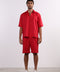 THE SIGNATURE LINEN SET — MENS RED