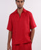THE SIGNATURE LINEN SHIRT — MENS RED
