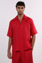 THE SIGNATURE LINEN SHIRT — MENS RED
