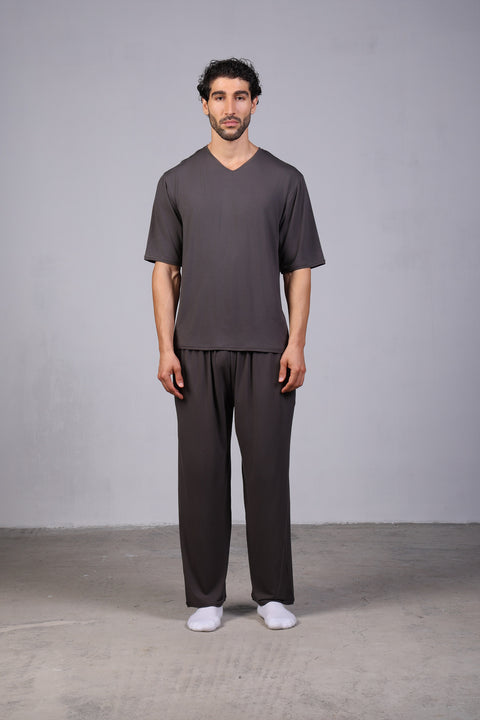 ON CALL HALF SLEEVES SET — MENS GREY