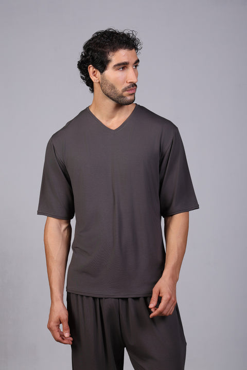 ON CALL HALF SLEEVES SET — MENS GREY