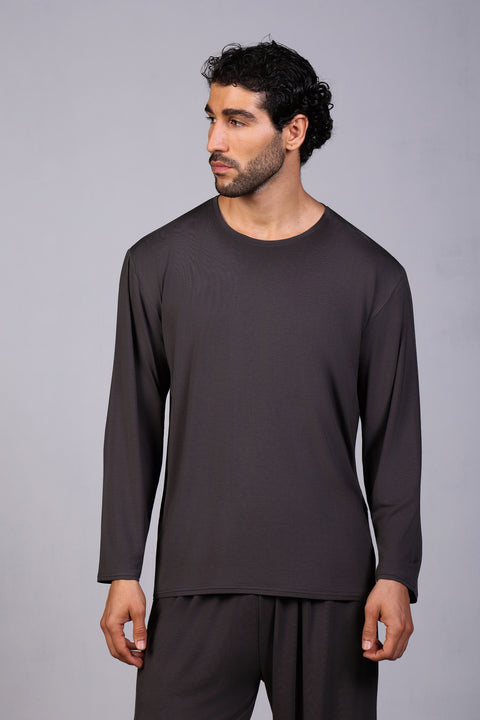 ON CALL TOP FULL SLEEVES — MENS GREY