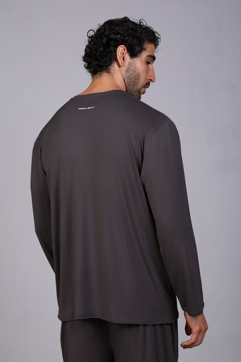 ON CALL TOP FULL SLEEVES — MENS GREY