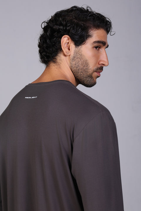 ON CALL TOP FULL SLEEVES — MENS GREY