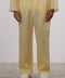 THE JAPANESE LINEN PANTS  — MENS YELLOW