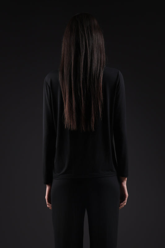 ON CALL TOP FULL SLEEVE — IN BLACK