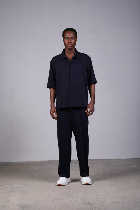 1987 SHIRT HALF SLEEVES — IN NAVY
