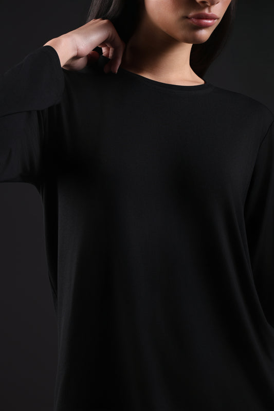 ON CALL TOP FULL SLEEVE — IN BLACK