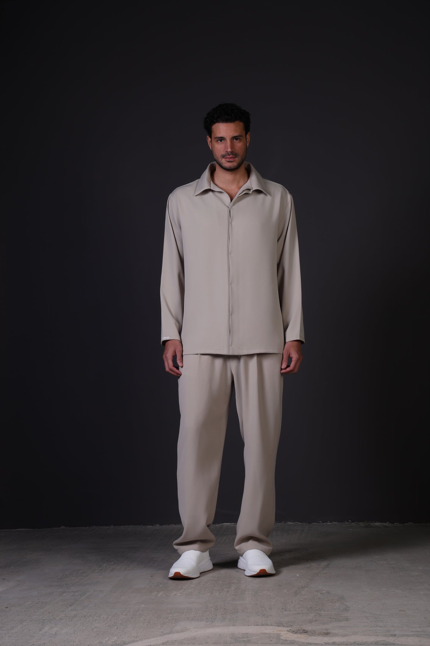 1987 SHIRT FULL SLEEVE — IN BEIGE