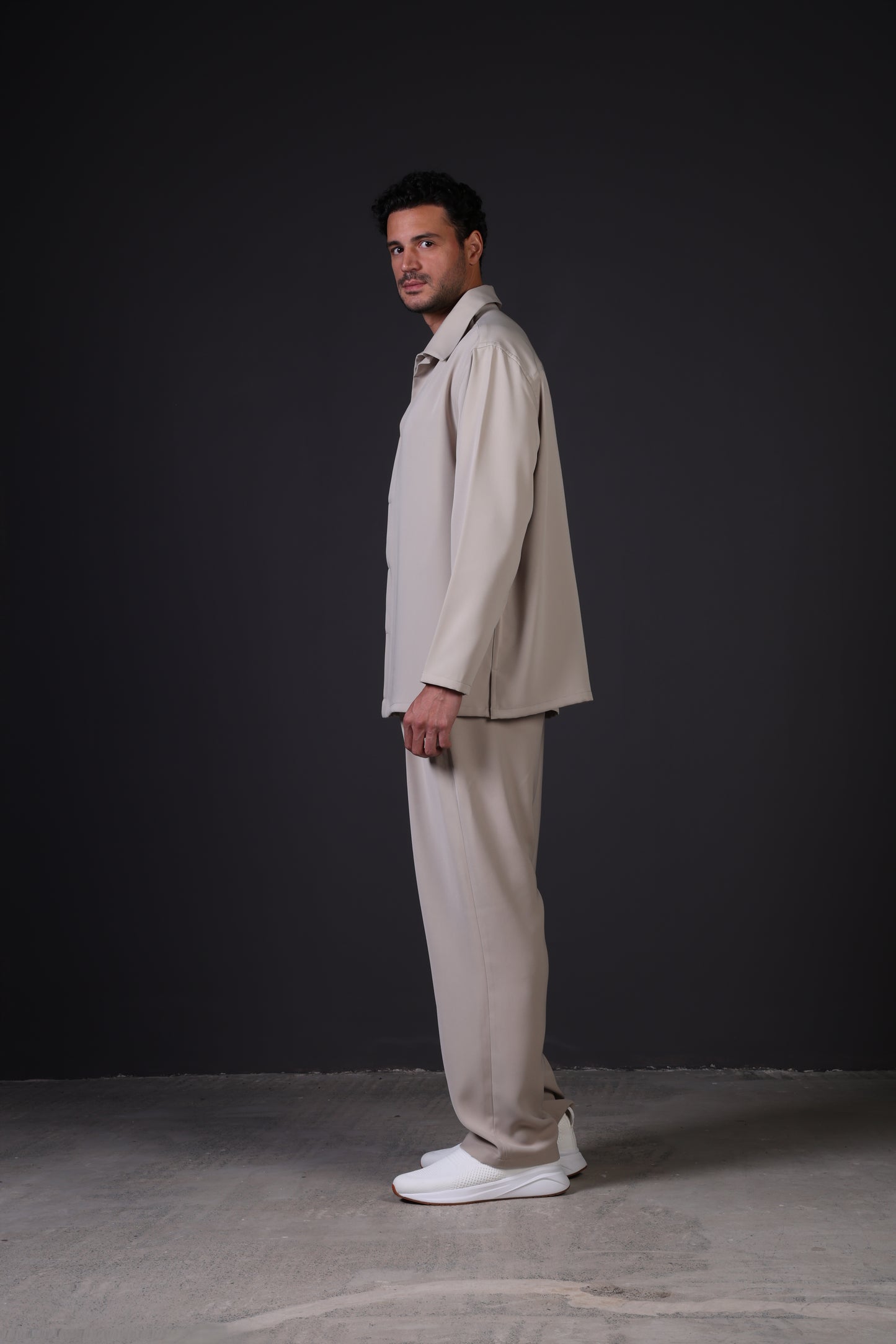 1987 SHIRT FULL SLEEVE — IN BEIGE