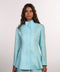 THE SIGNATURE LINEN SHIRT  — WOMENS TEAL