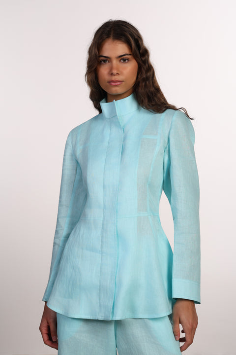 THE SIGNATURE LINEN SET — WOMENS TEAL