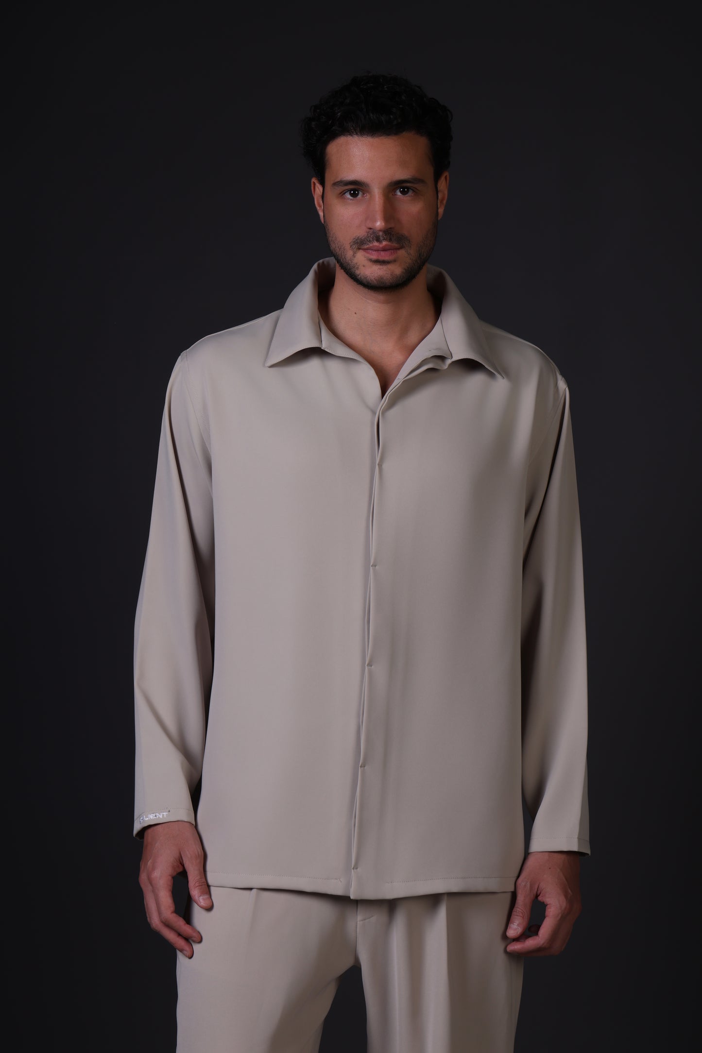 1987 SHIRT FULL SLEEVE — IN BEIGE