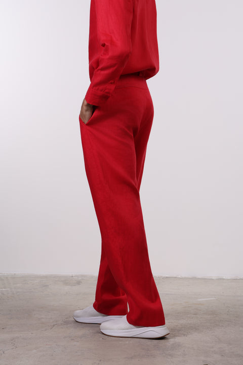 THE CLASSIC LINEN PANTS  — MENS RED