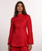 THE SIGNATURE LINEN SHIRT  — WOMENS RED