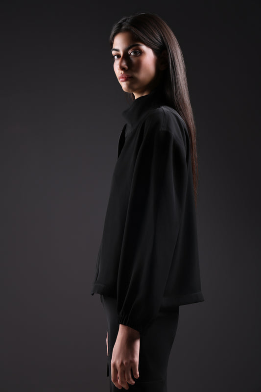 SOLID JACKET — IN BLACK