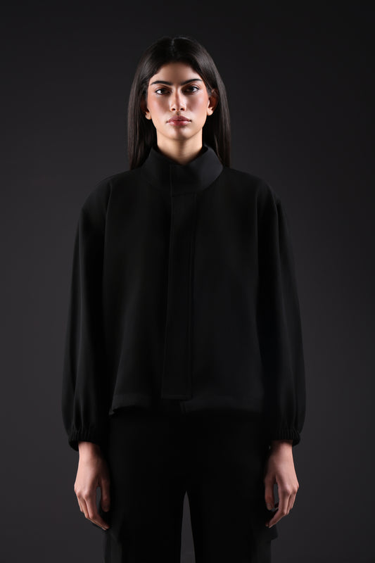 SOLID JACKET — IN BLACK