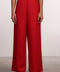 THE SIGNATURE LINEN PANTS — WOMENS RED