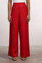 THE SIGNATURE LINEN PANTS — WOMENS RED