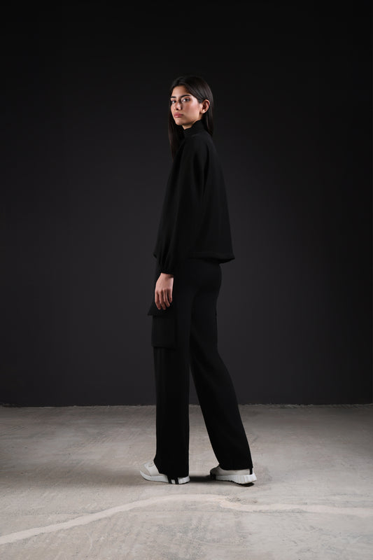 SOLID JACKET — IN BLACK