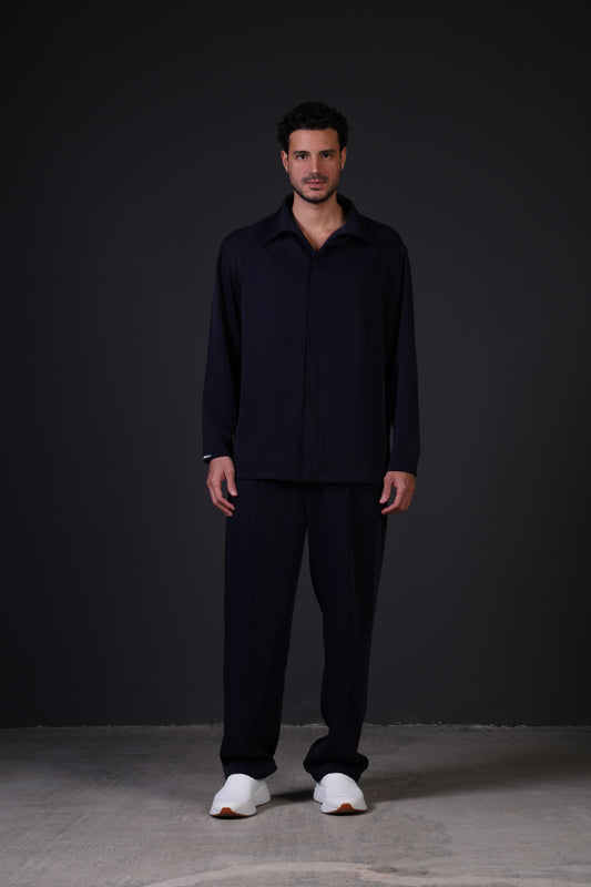 1987 SHIRT FULL SLEEVE — IN NAVY