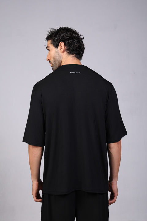 ON CALL TOP HALF SLEEVES — MENS BLACK