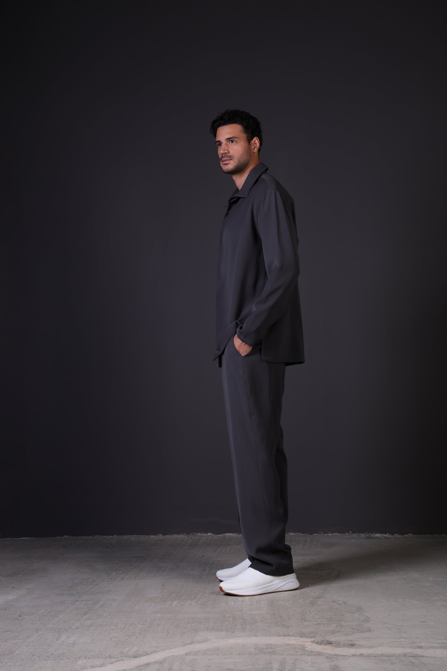 1987 SHIRT FULL SLEEVE — IN GREY