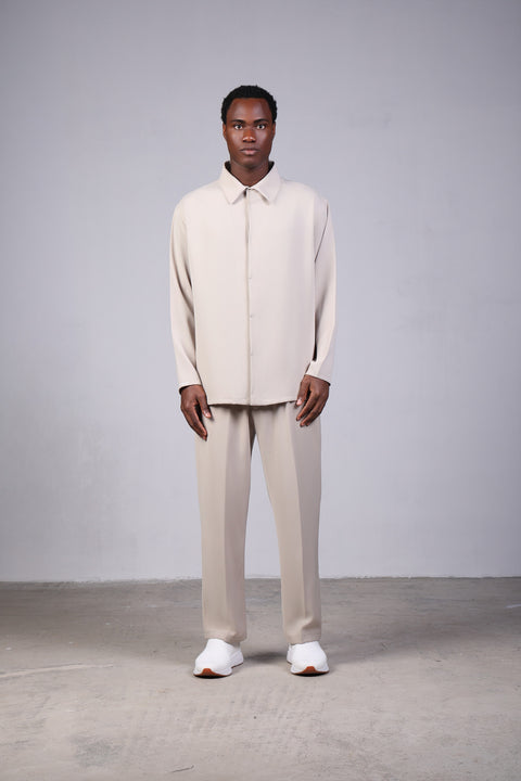 1987 SHIRT FULL SLEEVES — IN BEIGE