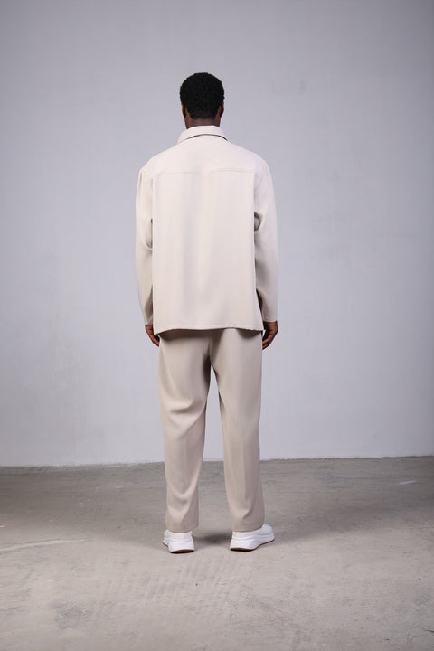 1987 SHIRT FULL SLEEVES — IN BEIGE