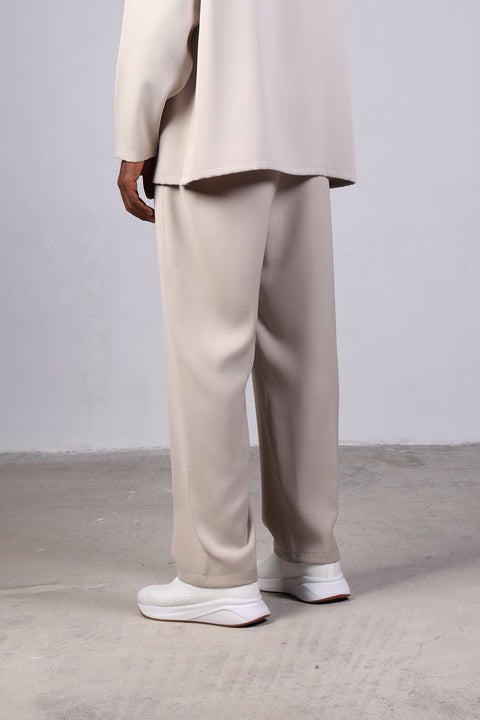 1987 SHIRT FULL SLEEVES SET — BEIGE