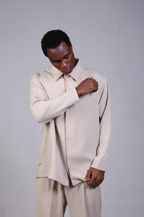 1987 SHIRT FULL SLEEVES — IN BEIGE