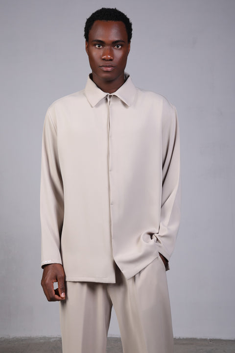 1987 SHIRT FULL SLEEVES — IN BEIGE