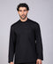 FLEX SHIRT FULL SLEEVES HIGH NECK — MENS BLACK