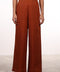 THE SIGNATURE LINEN PANTS — WOMENS BURNT ORANGE