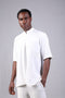 SHARK SHIRT HALF SLEEVES — MENS WHITE