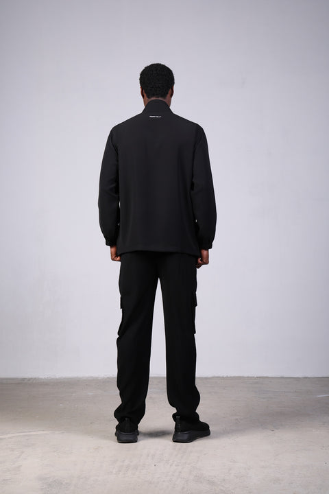 SOLID JACKET — MENS BLACK