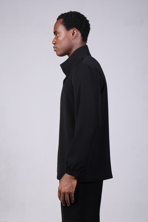 SOLID JACKET — MENS BLACK