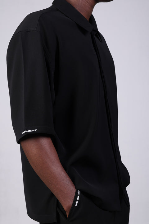 1987 SHIRT HALF SLEEVES SET — BLACK
