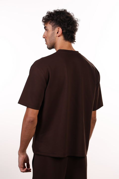 THE TRAVEL WEAR SHORT SLEEVE SHIRT — MENS BROWN