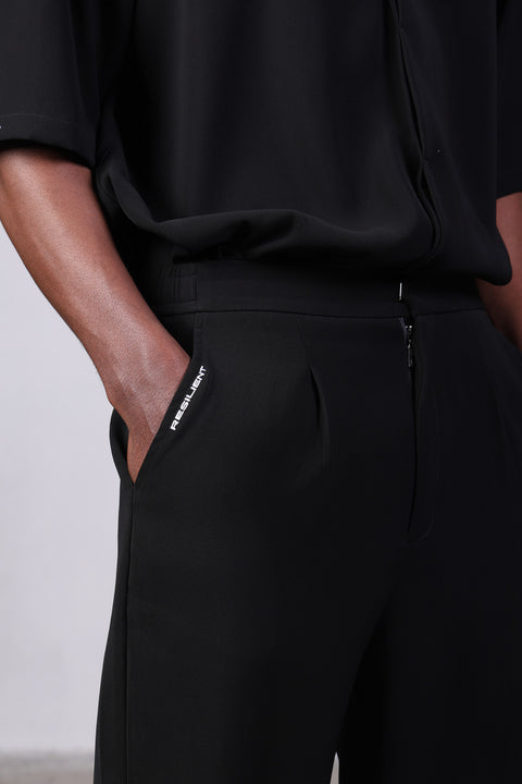 1987 SHIRT HALF SLEEVES SET — BLACK