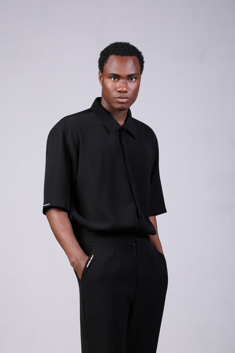 1987 SHIRT HALF SLEEVES — IN BLACK