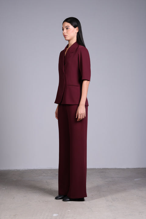 CAPRI BLAZER  — WOMENS MAROON