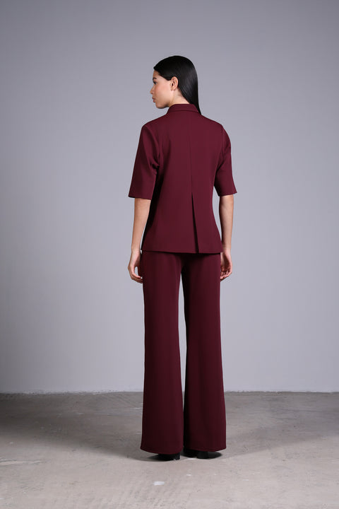 CAPRI BLAZER  — WOMENS MAROON