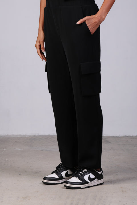 CORE SHIRT HALF SLEEVES SET — WOMEN BLACK