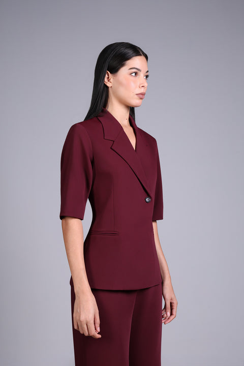 CAPRI BLAZER  — WOMENS MAROON